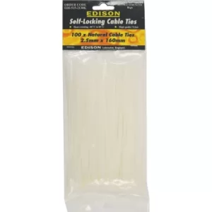 Image of Natural Cable Ties 9.0X530MM (Pk-100)