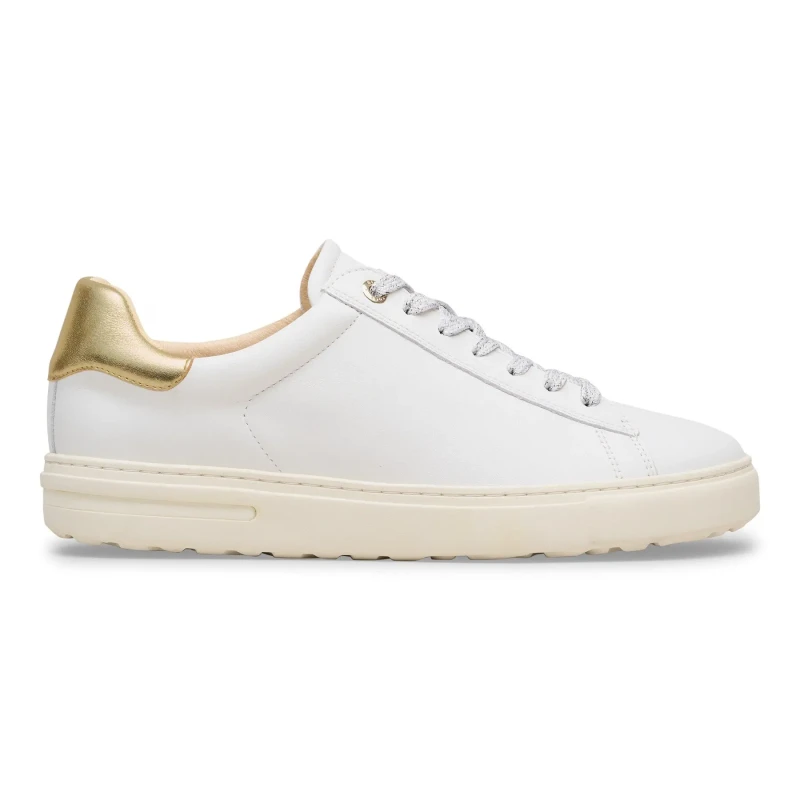 Image of Birkenstock Leather Trainers Birkenstock Bend Blanc Unisex 37 Etroit
