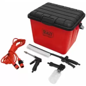 Image of 25L Rechargeable Pressure Washer - 8m Hose - Variable Nozzle - Cordless