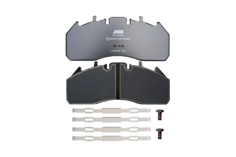 Image of JURID 2917409560 Brake pad set prepared for wear warning indicator Brake Pad Set,disc brake (402)