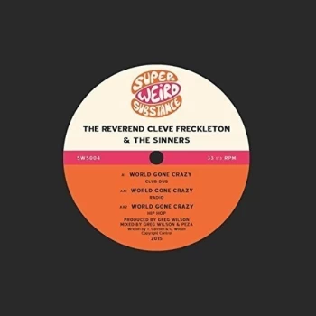 Image of Reverend Cleve Freckleton & Th - World Gone Crazy Vinyl