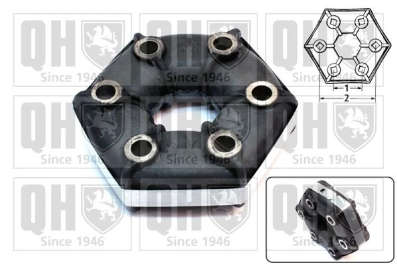 Image of QUINTON HAZELL Drive shaft coupler QUINTON HAZELL QL7000