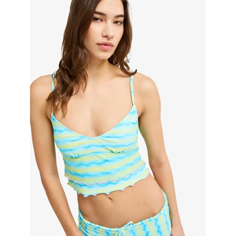 Image of Roxy Womens swimsuit top Roxy Neon Queen Turquoise Female L