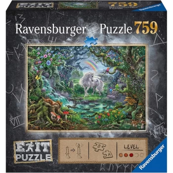 Image of Ravensburger Unicorn Exit Puzzle Jigsaw Puzzle - 759 Pieces