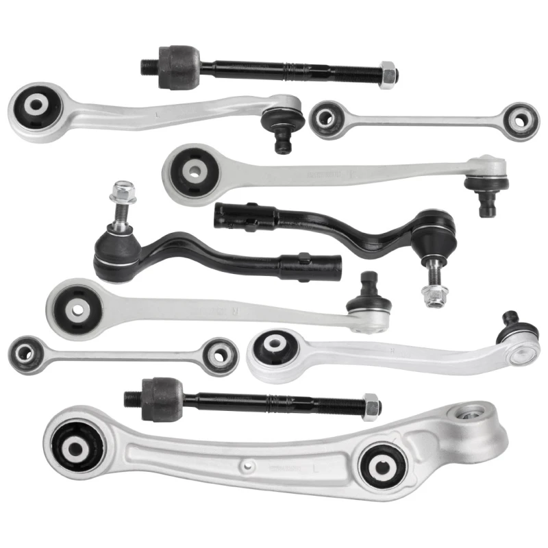 Image of RIDEX 772S0686 Control arm repair kit with fastening material, Front axle both sides, Trailing Arm Suspension Kit (772)