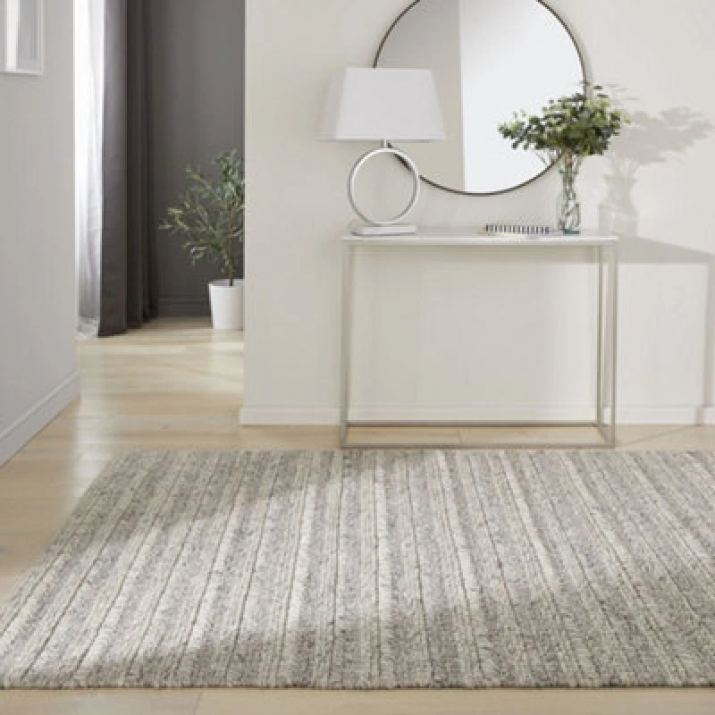 Image of Homemaker Sahara Text Rug Grey Flatweave Rugs 120x170cm Grey 42767502125