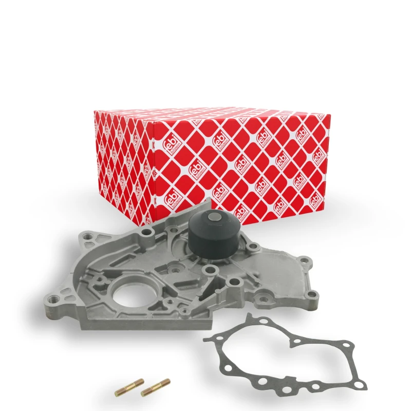 Image of FEBI BILSTEIN 26521 Water pump Cast Aluminium, with studs, with gasket/seal Cast Aluminium Water Pump (1260)