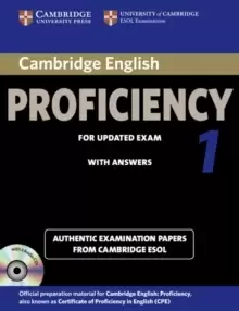 Image of Cambridge English Proficiency 1 for Updated Exam Self-study Pack (Student's Book with Answers and Audio CDs (2)) : Authentic Examination Papers from C