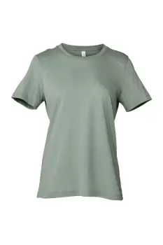 image of Bella + Canvas Womens/Ladies Relaxed Jersey T-Shirt (M) (Sage Green)