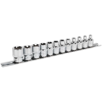 Image of Sealey 12 Piece 3/8" Drive Torx Socket Set 3/8"