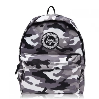 image of Hype Mono Camo Backpack - Black/White