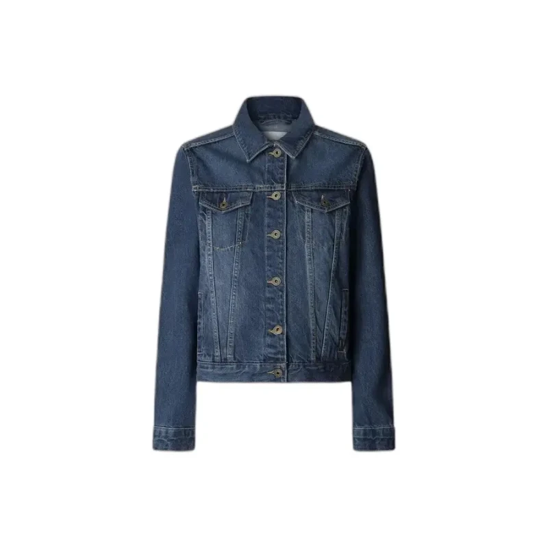 Image of Pepe Jeans Denim Straight Fit Jacket blue Women XS;M;S