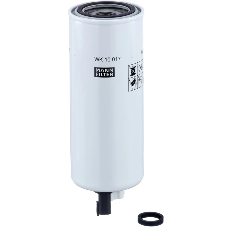 Image of MANN-FILTER WK 10 017 x Fuel Filter with gasket/seal Fuel filter (9)