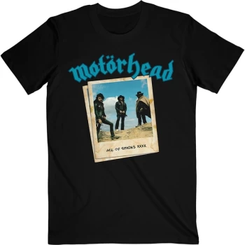 Image of Motorhead - Ace of Spades Photo Unisex Medium T-Shirt - Black