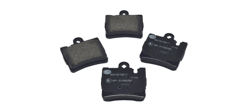 Image of HELLA Brake pad set HELLA 8DB 355 008-711
