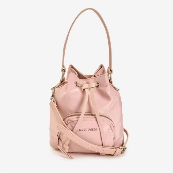 image of Jack Wills Mini Drawstring Bag - Pink