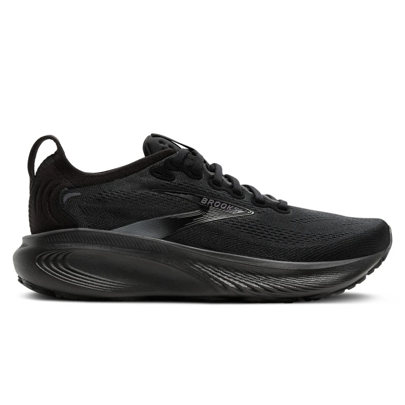 Image of Brooks Adrenaline GTS 25 Black SS26 Womens Shoes, Size 39 - EUR