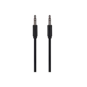 image of Maplin 3.5mm Stereo Auxiliary Audio 3 Pole Jack Plug Cable 1.5m Black