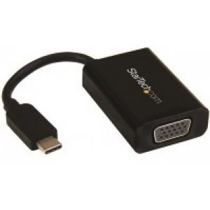 image of StarTech USB C to VGA Video Adapter with USB Power Delivery 2048x1280