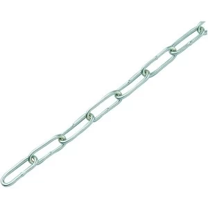 image of Wickes Zinc Plated Steel Welded Chain 3 x 26 x 2000mm