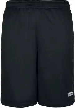 image of Urban Classics Basic Mesh Shorts Shorts black