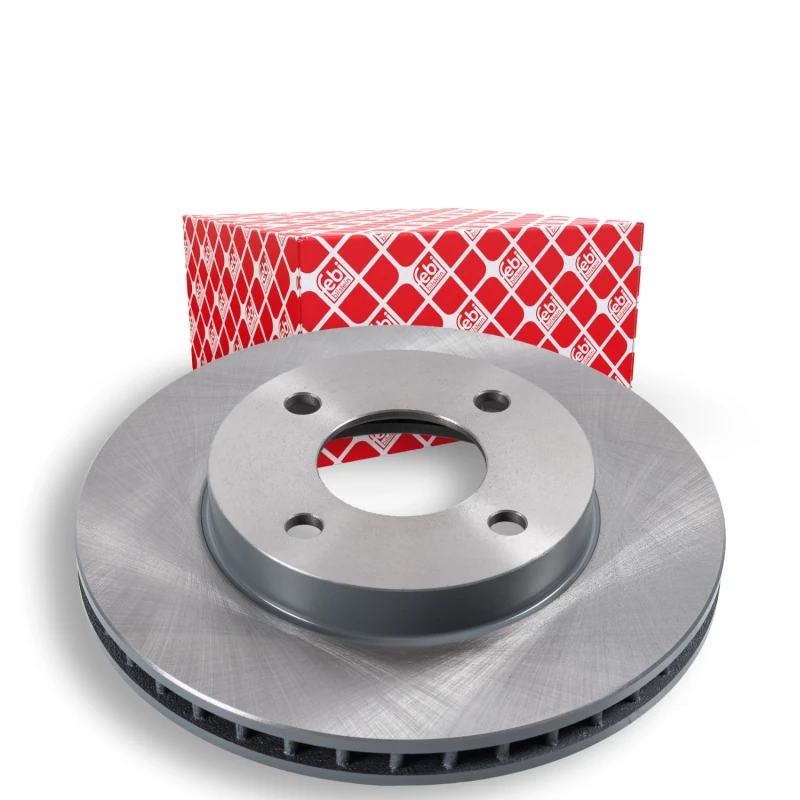 Image of FEBI BILSTEIN 170750 Brake disc Front Axle, internally vented, Coated Brake Disc (82)