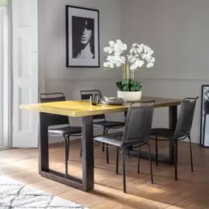 Image of Gallery Interiors Danbury Large 6 Seater Dining Table