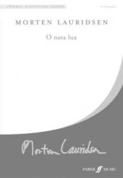 Image of O Nata Lux by Morten Lauridsen Book