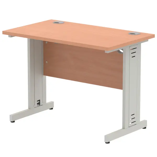 Image of Dynamic Office Solutions Impulse 1000mm Straight Desk Cable Managed Leg I003538