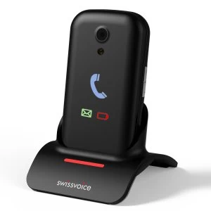 image of Swissvoice S28 Mobile Phone with Base - Black