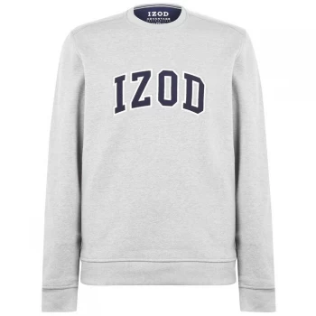 image of IZOD IZOD Fleece Sweatshirt - Lt Grey Htr052