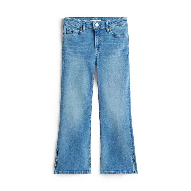 Image of Tommy Hilfiger Kids Bootcut Jeans Light Used 1AA female 10Y