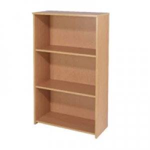 Image of Jemini 1200mm Medium Bookcase Bavarian Beech KF73512