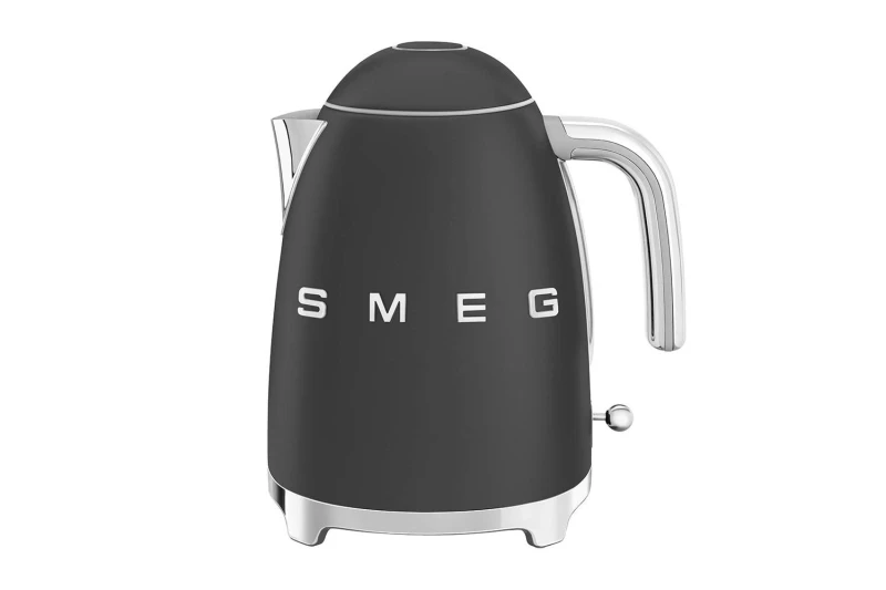 Image of Smeg Smeg 1.7L Kettle & 4 Slice Toaster Twin Pack in Black One Size Unisex 5056462380285