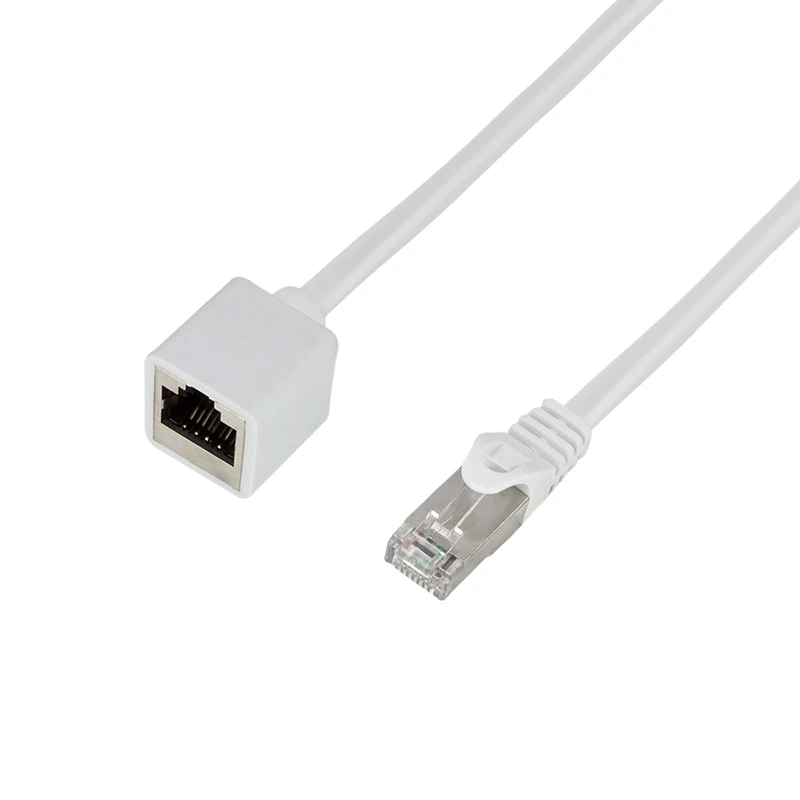Image of LogiLink CQX031S networking cable White 1m Cat6a S/FTP (S-STP)