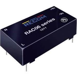 image of ACDC PSU print RECOM RAC06 05SC 5 Vdc 1.2 A 6 W