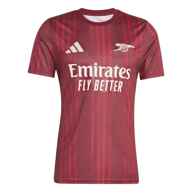 Image of adidas Arsenal FC 2025 2026 Pre-Match Jersey Red/Orange male S