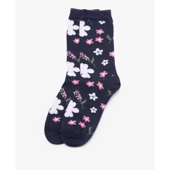 Image of Barbour Ditsy Floral Socks - Blue