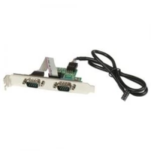 image of StarTech.com 24" Internal USB Motherboard Header to 2 Port Serial RS232 Adapter