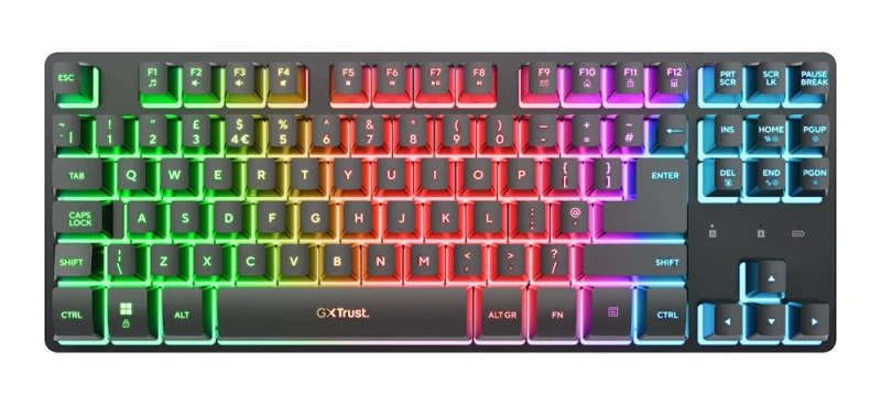 Image of Trust GXT831 THADO TKL WIRELESS KB BLK