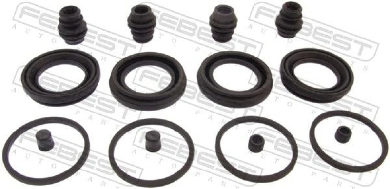 Image of FEBEST 0275-T30F Brake Caliper Repair Kit Front Axle Repair Kit,brake caliper (405)