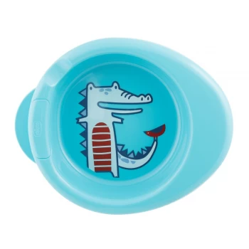 image of Chicco Plate Pappacalda Color Blue 6m +