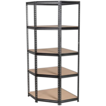 Image of Sealey 5 Shelf Corner Racking Unit