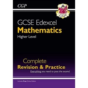Image of New GCSE Maths Edexcel Complete Revision & Practice: Higher - Grade 9-1 Course (with Online Edition) by CGP Books...