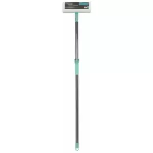 image of JVL Super-Absorbent Flat Sponge Squeegee Floor Mop, Turquoise