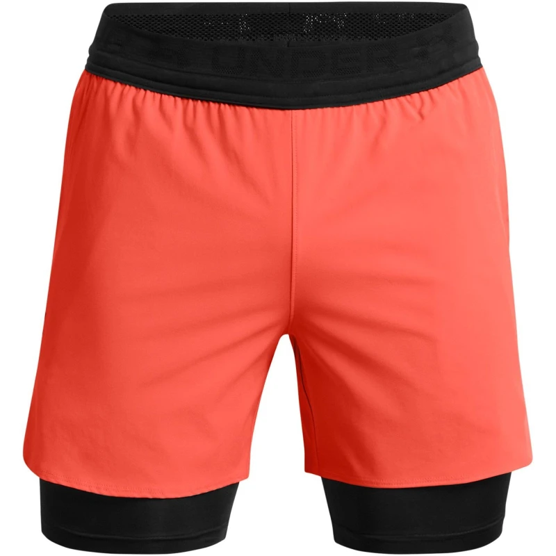 Image of Under Armour Peak Woven 2in1 Sts - Orange Orange S