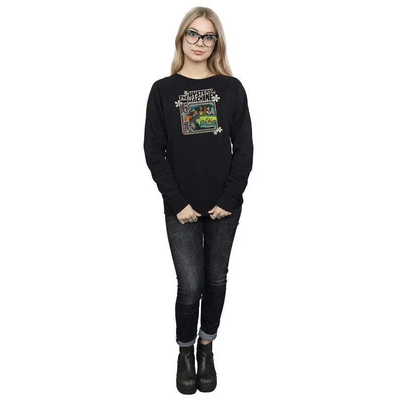 Image of Scooby Doo The Mystery Machine Sweatshirt Black female