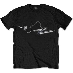 Image of ZZ Top - Hot Rod Keychain Unisex XX-Large T-Shirt - Black