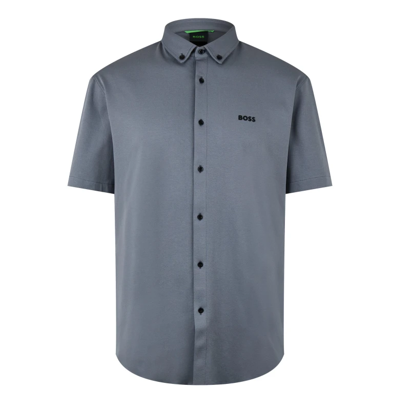 Image of Boss B Motion S 10263169 01 Plain Shirt Mens - Neutral Neutral S