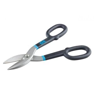 image of Ox Pro Straight Tin snips 10 Inch/ 250mm